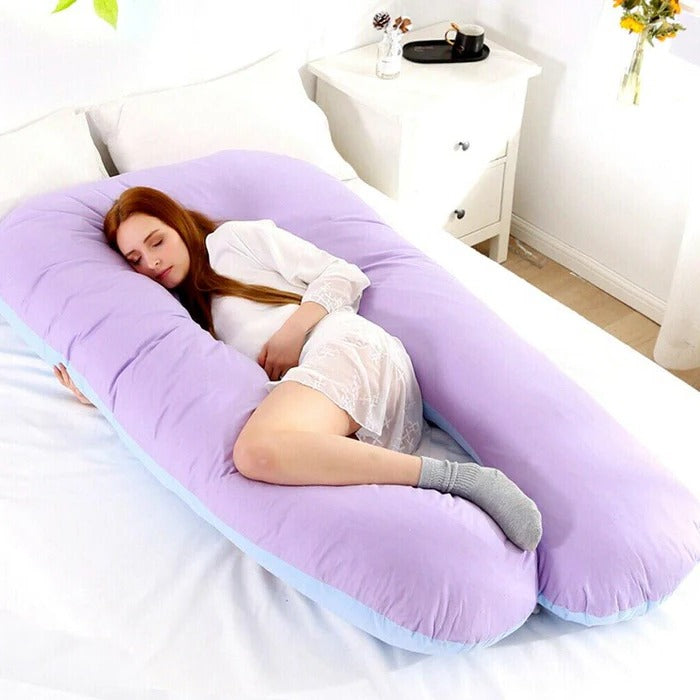 Full Support Body Pillow — Ergonomic Pregnancy & Pain Relief
