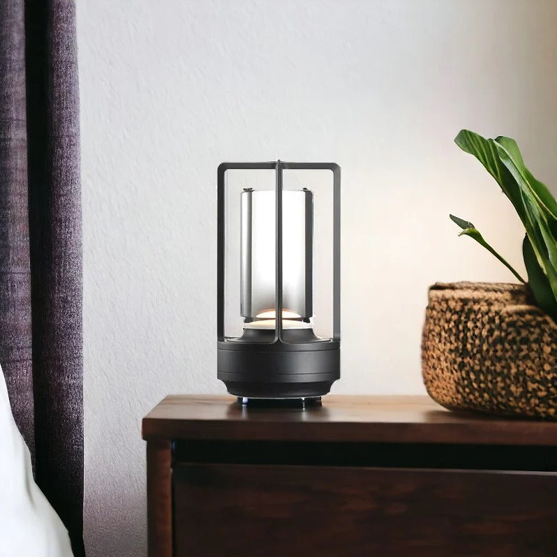 Cordless Nordic Table Lamp with Touch Dimming — Rechargeable & Portable
