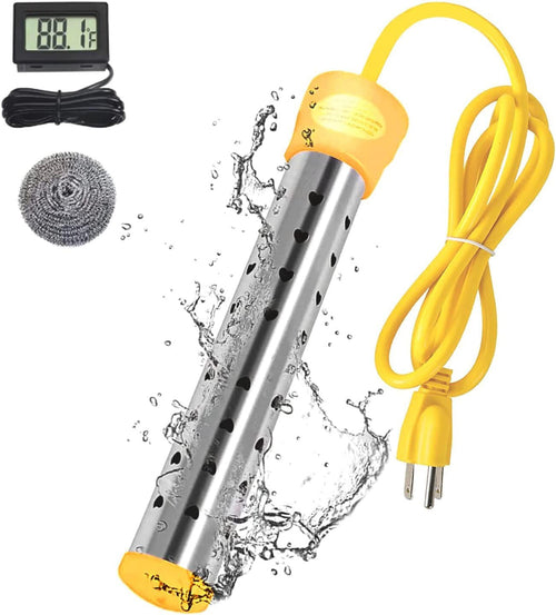1500W Portable Immersion Water Heater — Fast Hot Water
