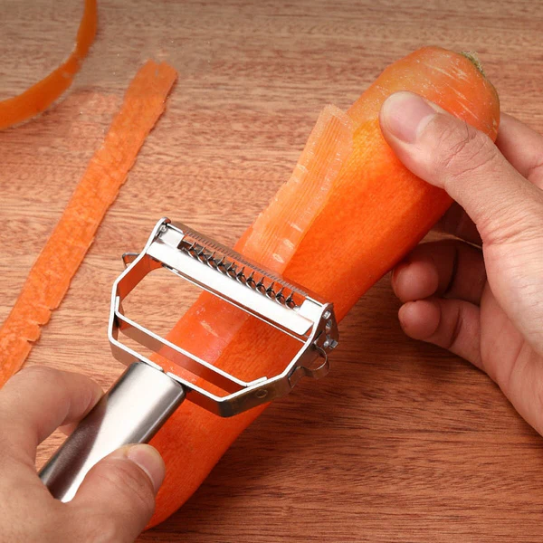 Dual-Blade Peeler — Compact Multi-Cut Kitchen Tool